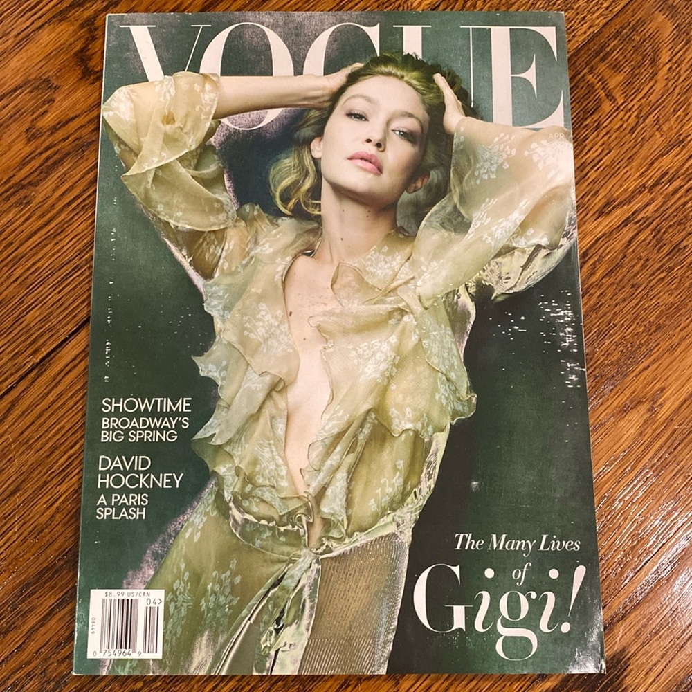 Vogue Magazine - April 2025 - Gigi Hadid     women’s fashion magazines